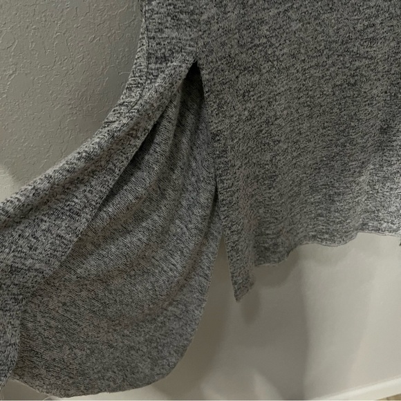 GRAY Southwestern Tex Mex themed cardigan duster sweater can be worn 2 ways, M. - Picture 13 of 15